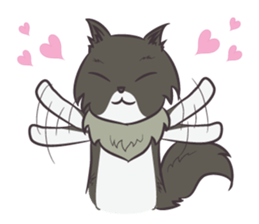 Browny Cat - Funny and Lucky Cat sticker #3217499