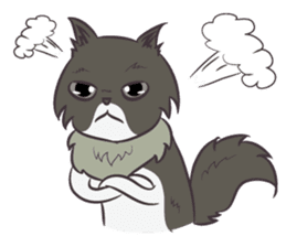 Browny Cat - Funny and Lucky Cat sticker #3217501