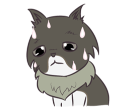 Browny Cat - Funny and Lucky Cat sticker #3217502