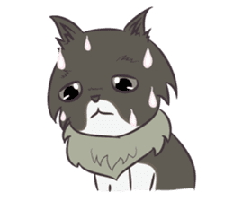 Browny Cat - Funny and Lucky Cat sticker #3217502