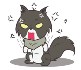 Browny Cat - Funny and Lucky Cat sticker #3217505