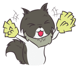 Browny Cat - Funny and Lucky Cat sticker #3217506