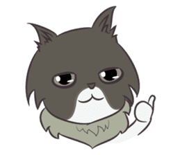 Browny Cat - Funny and Lucky Cat sticker #3217507