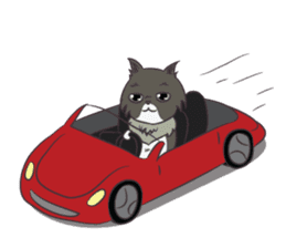 Browny Cat - Funny and Lucky Cat sticker #3217508