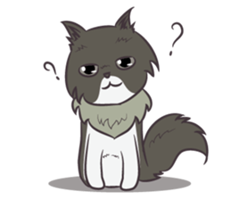 Browny Cat - Funny and Lucky Cat sticker #3217511