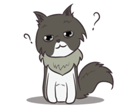 Browny Cat - Funny and Lucky Cat sticker #3217511