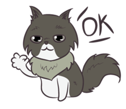 Browny Cat - Funny and Lucky Cat sticker #3217512