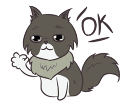 Browny Cat - Funny and Lucky Cat sticker #3217512