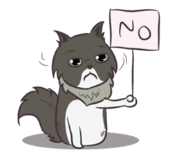 Browny Cat - Funny and Lucky Cat sticker #3217514