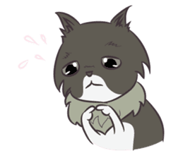 Browny Cat - Funny and Lucky Cat sticker #3217515