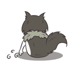 Browny Cat - Funny and Lucky Cat sticker #3217516