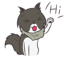 Browny Cat - Funny and Lucky Cat sticker #3217517