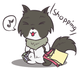 Browny Cat - Funny and Lucky Cat sticker #3217528