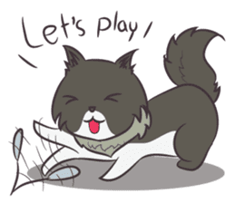 Browny Cat - Funny and Lucky Cat sticker #3217529