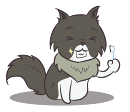 Browny Cat - Funny and Lucky Cat sticker #3217531