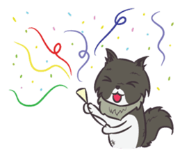 Browny Cat - Funny and Lucky Cat sticker #3217533