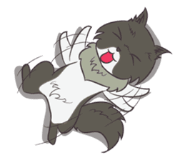 Browny Cat - Funny and Lucky Cat sticker #3217534