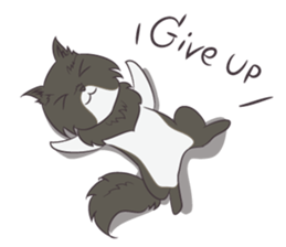 Browny Cat - Funny and Lucky Cat sticker #3217536