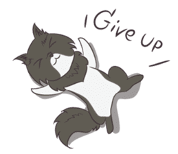 Browny Cat - Funny and Lucky Cat sticker #3217536