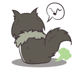 Browny Cat - Funny and Lucky Cat sticker #3217538