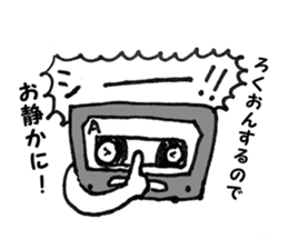 Japan nostalgic sticker #3217696