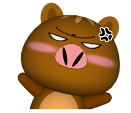 KIMOKAWA URIBOH 3D version sticker #3218467