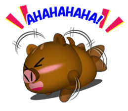 KIMOKAWA URIBOH 3D version sticker #3218490