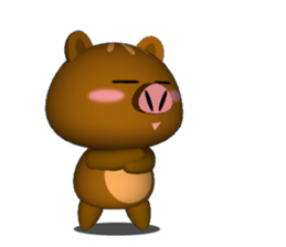 KIMOKAWA URIBOH 3D version sticker #3218496