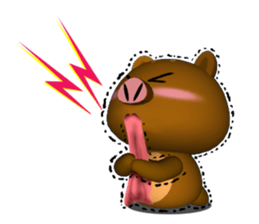 KIMOKAWA URIBOH 3D version sticker #3218498