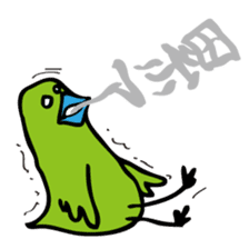 Little green bird(Chinese ver.) sticker #3218668
