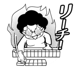 Healthy mahjong player,Yoshiko sticker #3218746