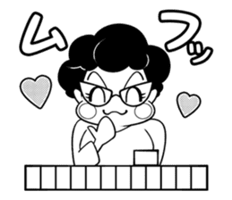 Healthy mahjong player,Yoshiko sticker #3218775
