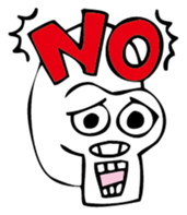 kawaii gorilla skull sticker #3218933