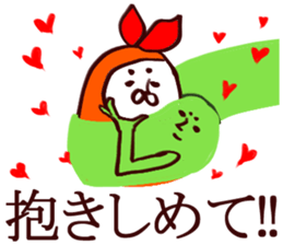 balloon shaped stamp sticker 2 sticker #3219168