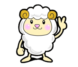 Fluffy Sheep Meripo! sticker #3219379