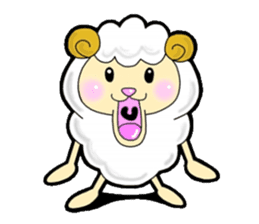 Fluffy Sheep Meripo! sticker #3219380