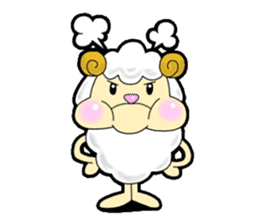 Fluffy Sheep Meripo! sticker #3219384