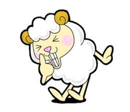 Fluffy Sheep Meripo! sticker #3219394