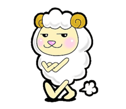 Fluffy Sheep Meripo! sticker #3219402