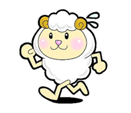 Fluffy Sheep Meripo! sticker #3219414