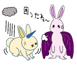 Rabbit of Uni and Pega sticker #3219523