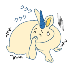 Rabbit of Uni and Pega sticker #3219524