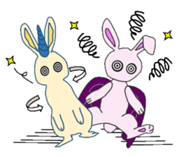 Rabbit of Uni and Pega sticker #3219526