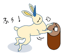 Rabbit of Uni and Pega sticker #3219532