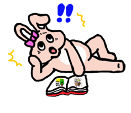 The house of a rabbit & a tortoise sticker #3219908