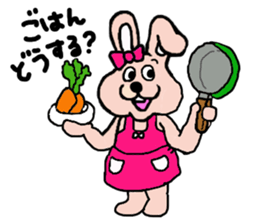 The house of a rabbit & a tortoise sticker #3219916