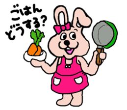 The house of a rabbit & a tortoise sticker #3219916