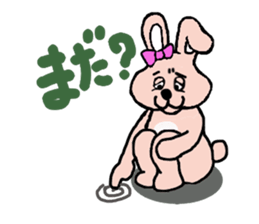 The house of a rabbit & a tortoise sticker #3219923