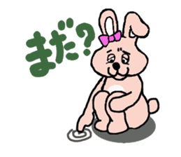 The house of a rabbit & a tortoise sticker #3219923