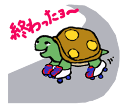 The house of a rabbit & a tortoise sticker #3219925